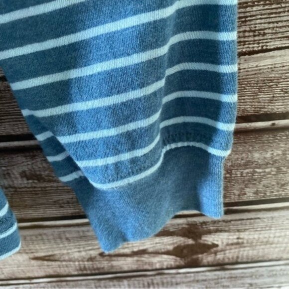 J Crew Factory Men's Striped Hooded Long-Sleeved Pullover Size‎ L - Picture 3 of 5